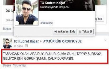 Bursa Mitingi Öncesi Ortalığı Karıştıran Tweet
