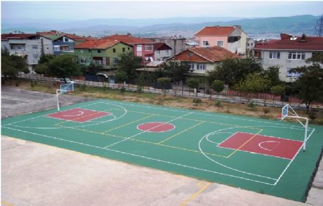 Büyükşehir'den 19 Okula Basketbol Sahası