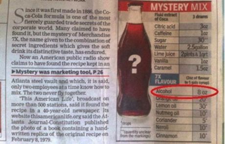 Cola'da Alkol Şoku