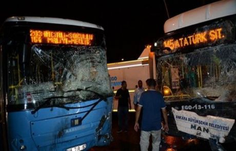 Başkentte Trafik Kazası