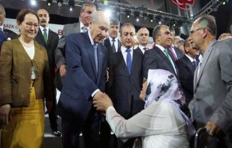 Devlet Bahçeli Arenada Bayramlaşmada Konuştu