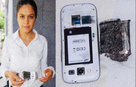 Cep Telefonu Bomba Gibi Patladı