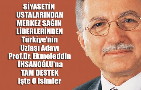 Merkez Sağ 'büyük Uzlaşı'ya Sahip Çıktı