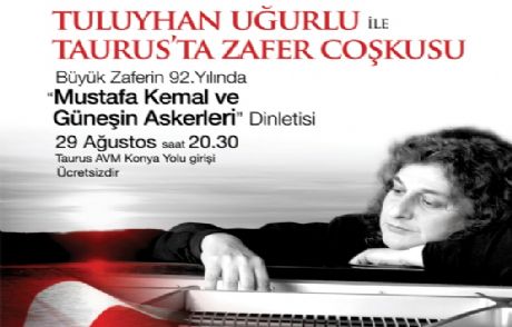 Zaferin Güneşi Taurus'ta Doğacak
