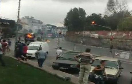 Halk Otobüsüne Molotoflu Saldırı