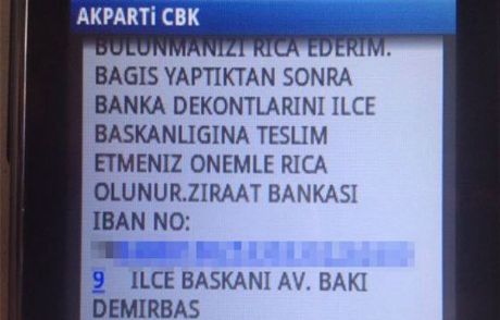 'erdoğan İçin 20 Lira Yatır, Dekontu Getir'