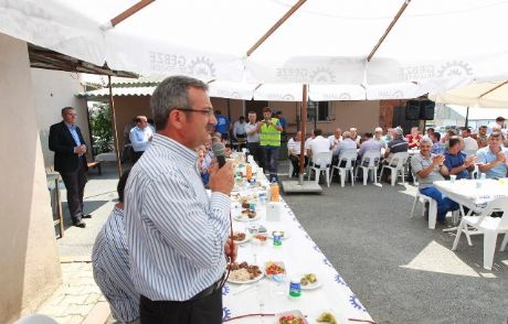 Başkan Köşker, Fen İşçisiyle Buluştu