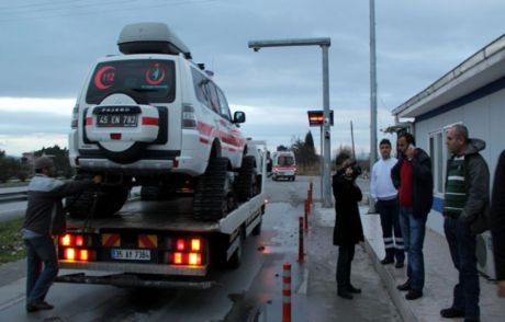 Ambulans Taşıyan Çekiciye 'tonaj' Cezası