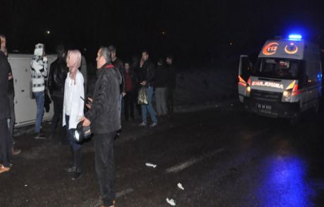Bingöl'de Kaza: 48 Yaralı