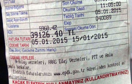 Boş Eve Gelen Fatura Şok Etti