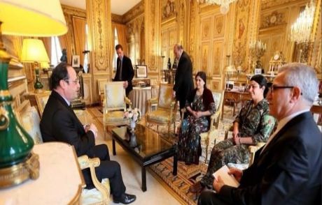 Hollande Pkk'yı Elysee Sarayı'nda Ağırladı!