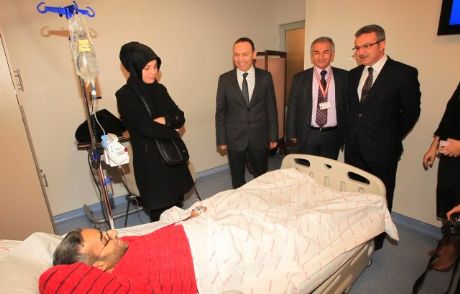 Köşker'den Hastalara Moral Ziyareti