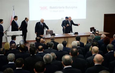 Bugün De Rektörlere Konuştu