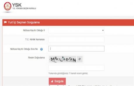 Ysk Seçmen Kaydı Sorgulama