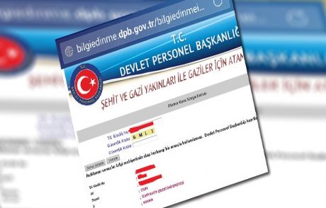 288 Şehit Yakınına Atama Oyunu
