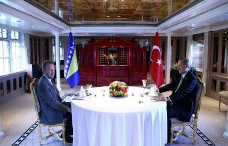 Erdoğan Konuğunu Savarona'da Ağırladı