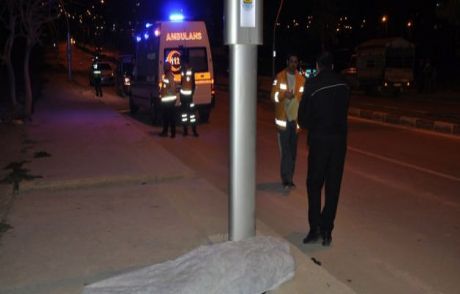 Motosiklet Devrildi