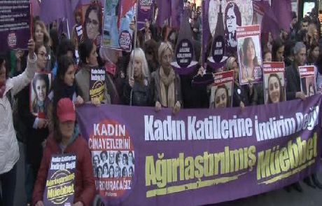 Beyoğlu'nda Kadın Cinayetleri Protestosu