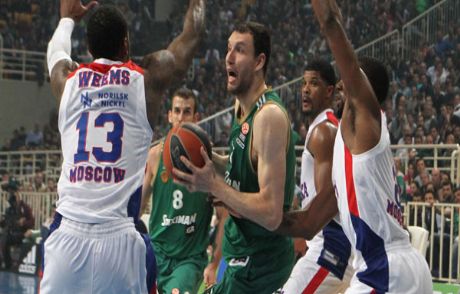 Panathinaikos - Cska Moskova: 55-74