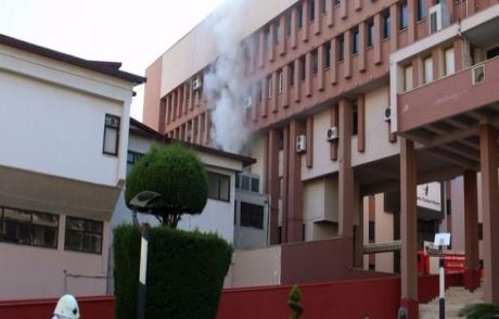 İskenderun Belediye Binasında Yangın