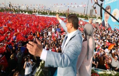 Davutoğlu İstanbul Mitinginde Konuştu