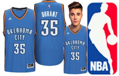 Justin Bieber Kevin Durant Formasıyla
