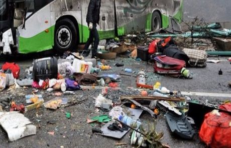Otobüs Köprüden Hendeğe Düştü