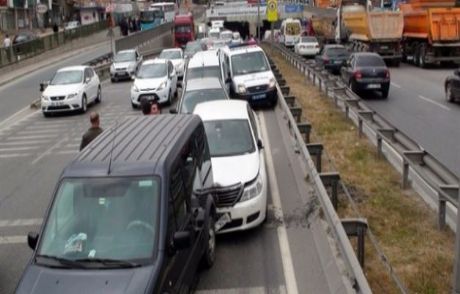 İstanbul'da Zincirleme Kaza