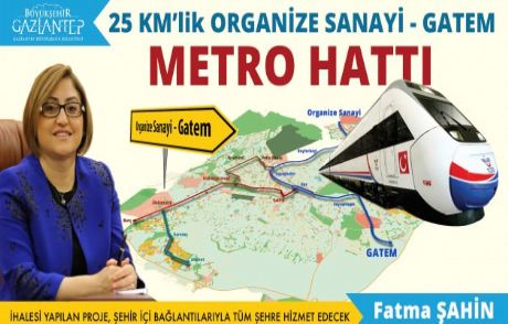 Başkan Şahin'den Gaziantep'e Metro Müjdesi