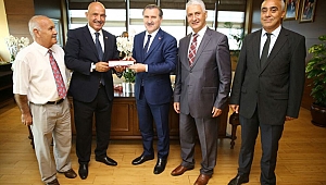 Ilıcalı, Bakan Bak'ı Makamında Ziyaret Etti