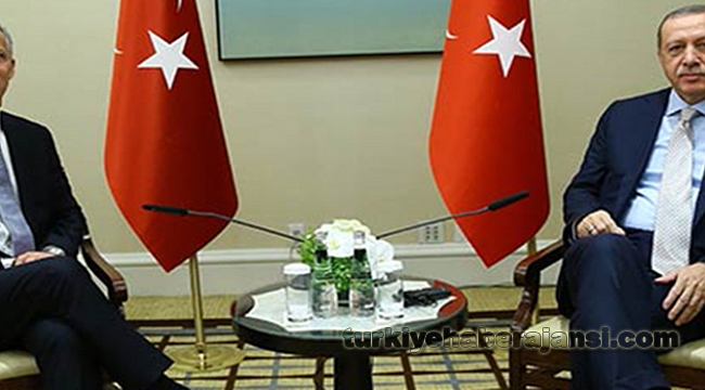 Erdoğan Stoltenberg'i Kabul Etti