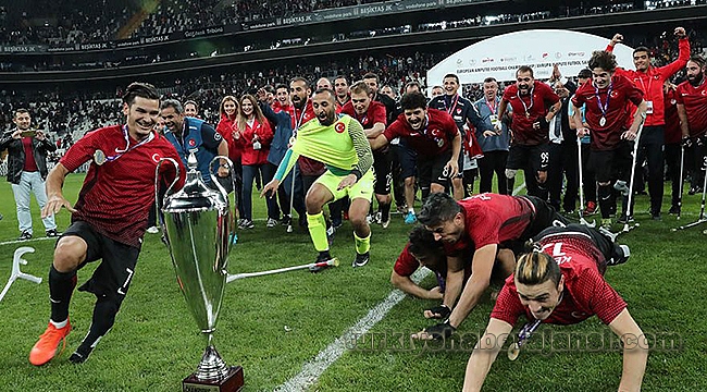 Türkiye Ampute Milli Futbol Takımı Şampiyon