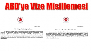 Türkiye'den ABD'ye Vize Misillemesi