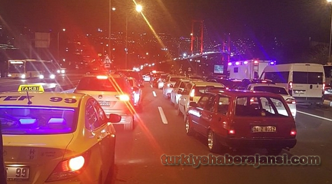 15 Temmuz Şehitler Köprüsü Trafiğe Kapatıldı