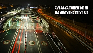 Avrasya Tüneli Yönetiminden 'CEZA' Açıklaması