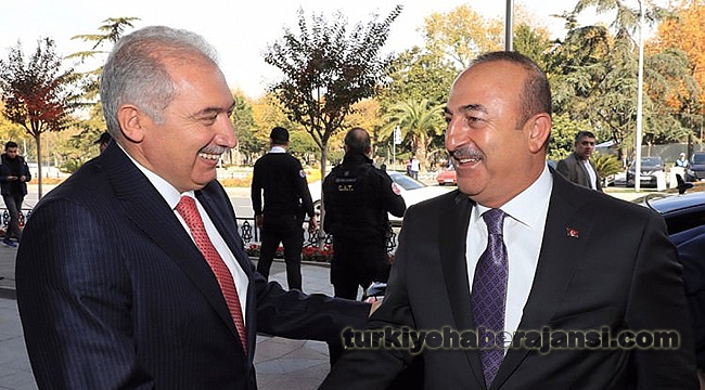 Çavuşoğlu'ndan Mevlüt Uysal'a Ziyaret