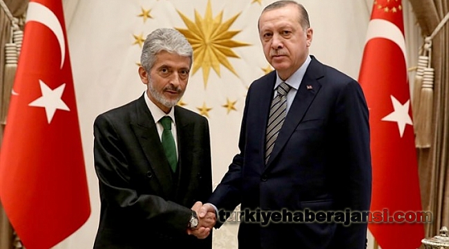 Erdoğan Mustafa Tuna'yı Kabul Etti