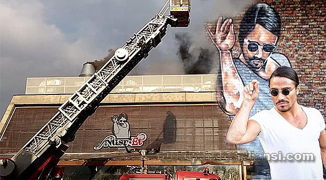 Etçi Nusret Yangın Haberini Miami'de Aldı