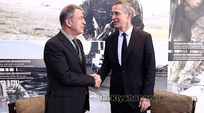 Genelkurmay Başkanı Akar Stoltenberg İle Görüştü