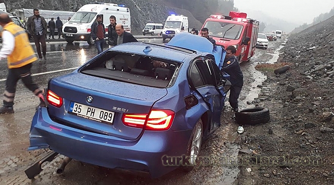Kahramanmaraş'ta Zincirleme Kaza: 1 Ölü,3 Yaralı