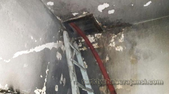 Malatya'da Metruk Evde Yangın