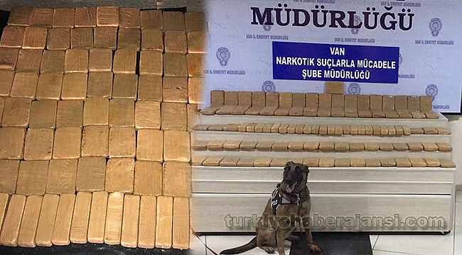 Van'da 59 Kilo Eroin Ele Geçirildi!