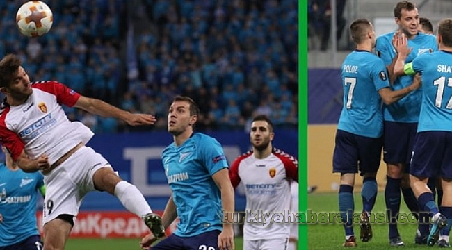 Zenit Fişi İlk Yarıda Çekti