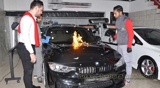 Araçları Yakarak Test Ediyor