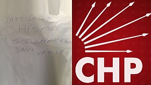 CHP'ye Tehdit Mesajı!