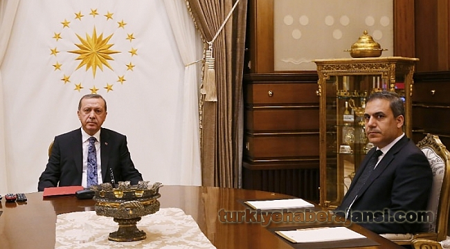 Cumhurbaşkanı Erdoğan, Fidan'ı Kabul Etti