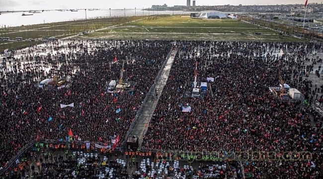İstanbul'da Kudüs İçin Büyük Miting