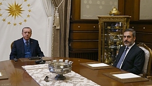MİT Müsteşarı Hakan Fidan Beştepe'de!