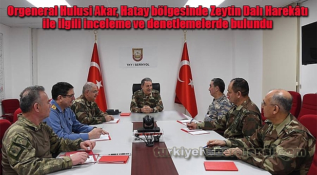 Akar, Hatay Bölgesinde İnceleme ve Denetlemelerde Bulundu