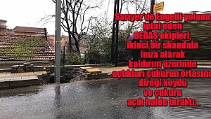 BEDAŞ’tan Sarıyer’de Engelli Yoluna Direk